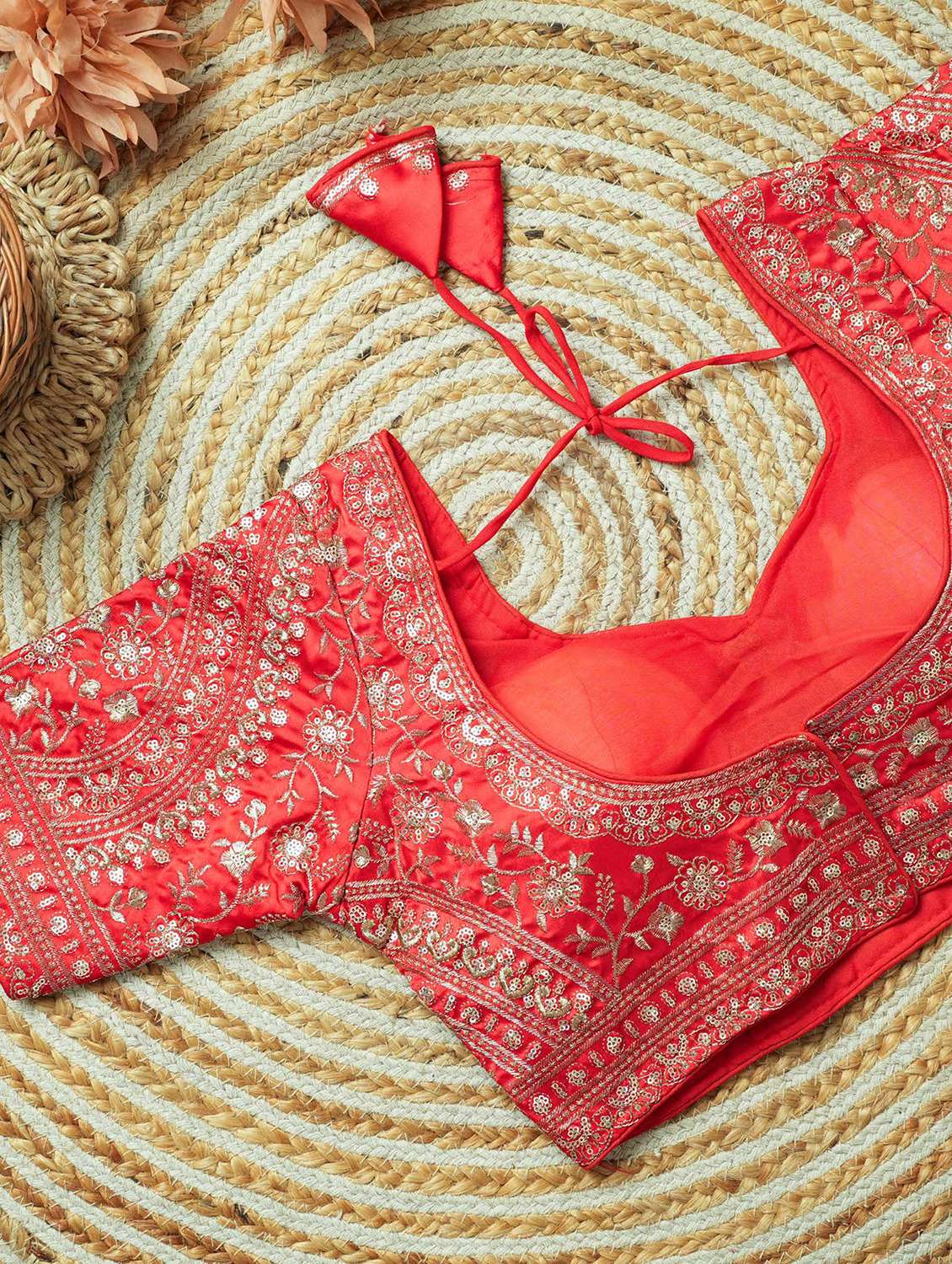 women embroidered short sleeve stitched blouse - 22505104 -  Standard Image - 2