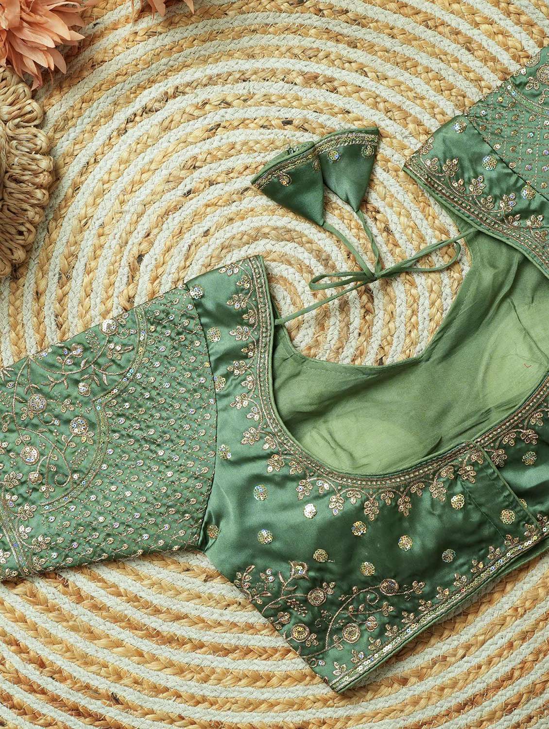 women embroidered short sleeve stitched blouse - 22505106 -  Standard Image - 2
