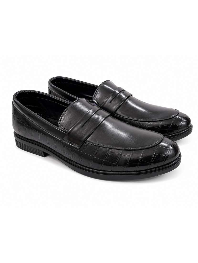 men black slip on loafer - 22505118 -  Standard Image - 2