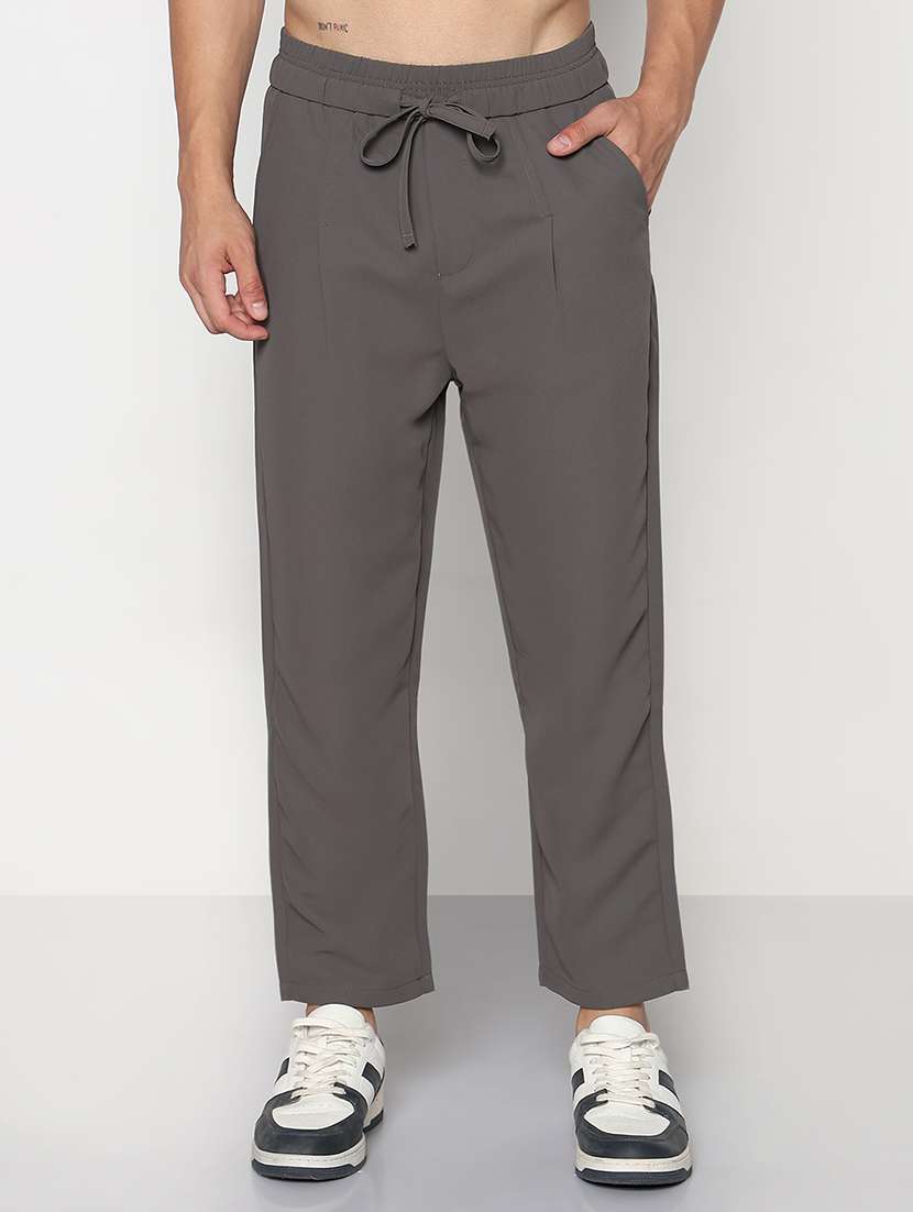 Men Solid Low Rise Relaxed Fit Track Pant - 22505183 -  Standard Image - 2
