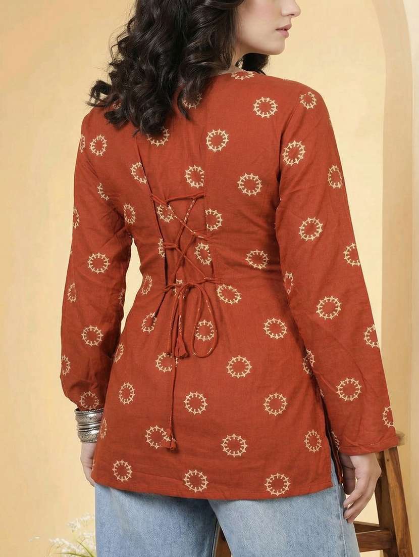 women straight printed kurti - 22505394 -  Standard Image - 2