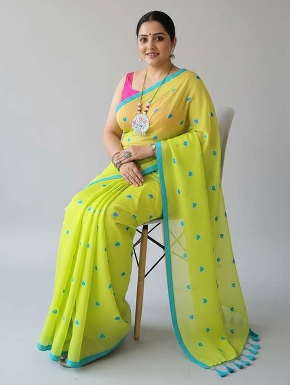 women self design handloom saree with blouse - 22505427 -  Standard Image - 2