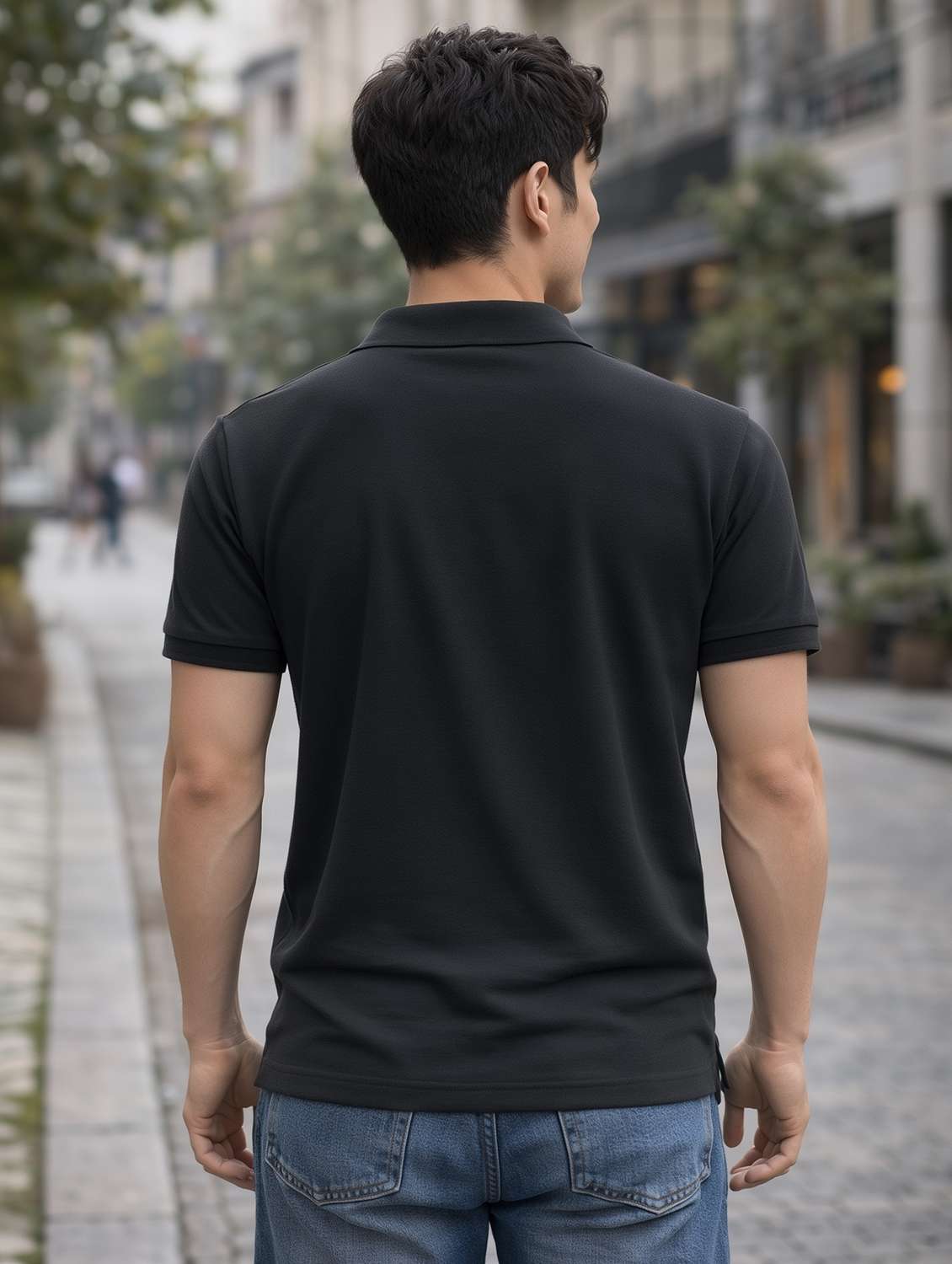 men logo print short sleeve regular fit polo t-shirt - 22505876 -  Standard Image - 2