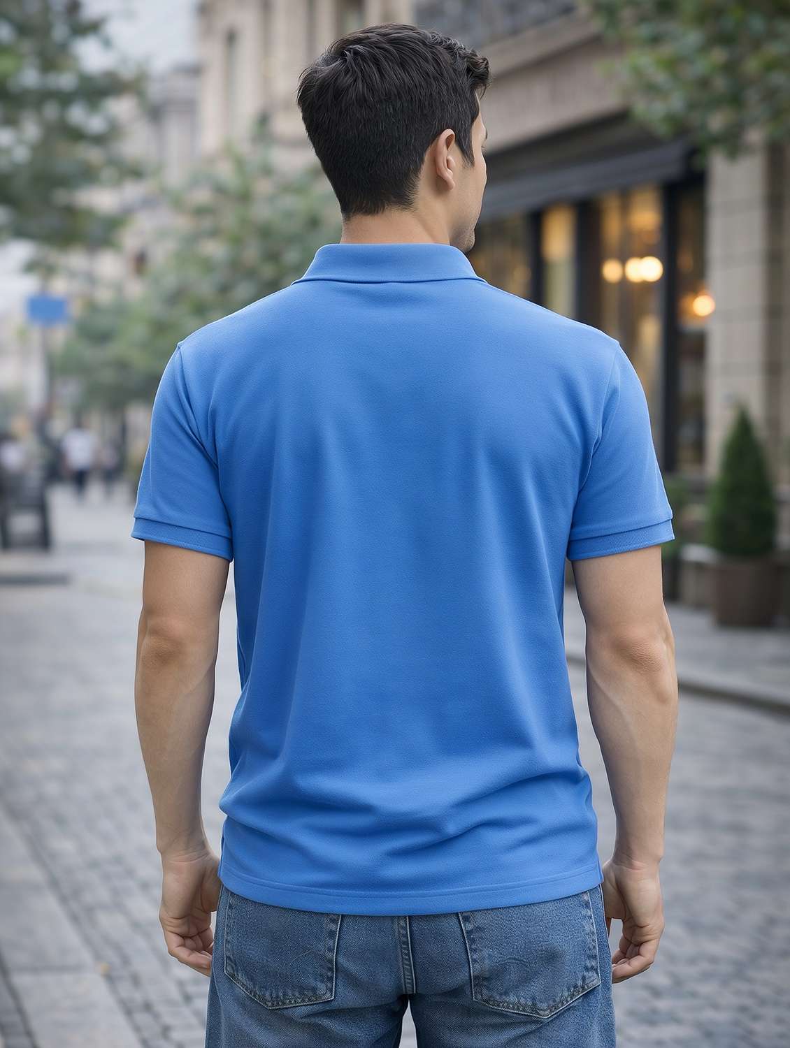 men logo print short sleeve regular fit polo t-shirt - 22505877 -  Standard Image - 2