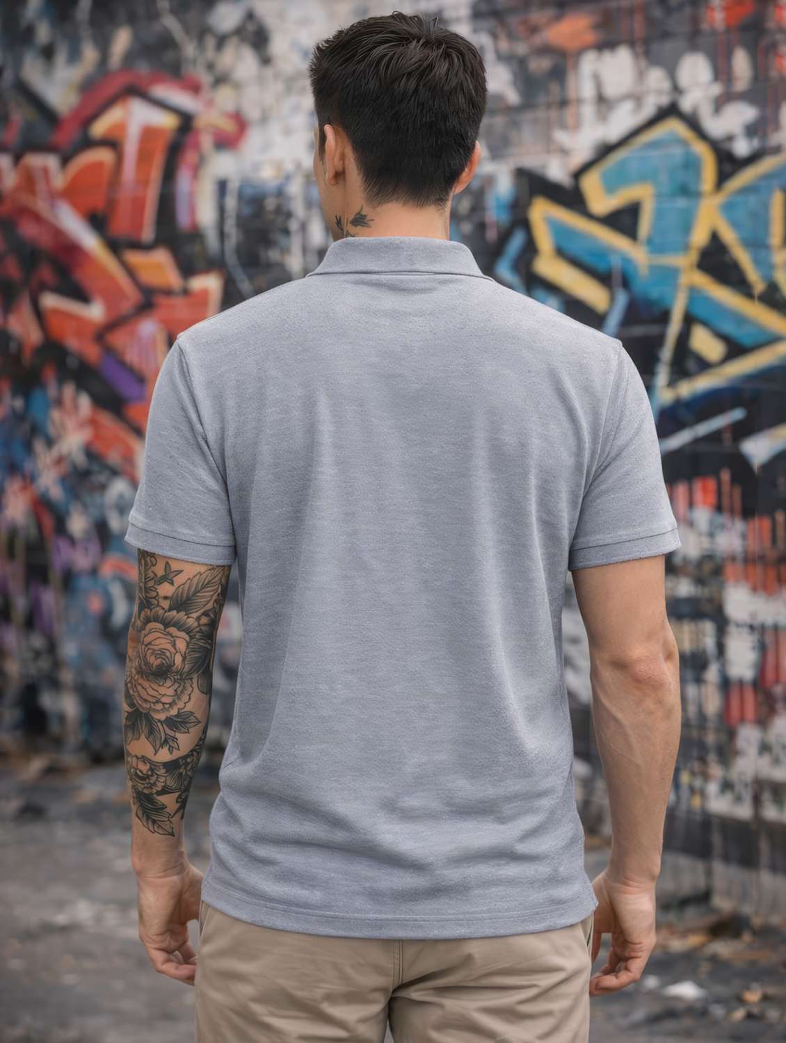 men logo print short sleeve regular fit polo t-shirt - 22505888 -  Standard Image - 2