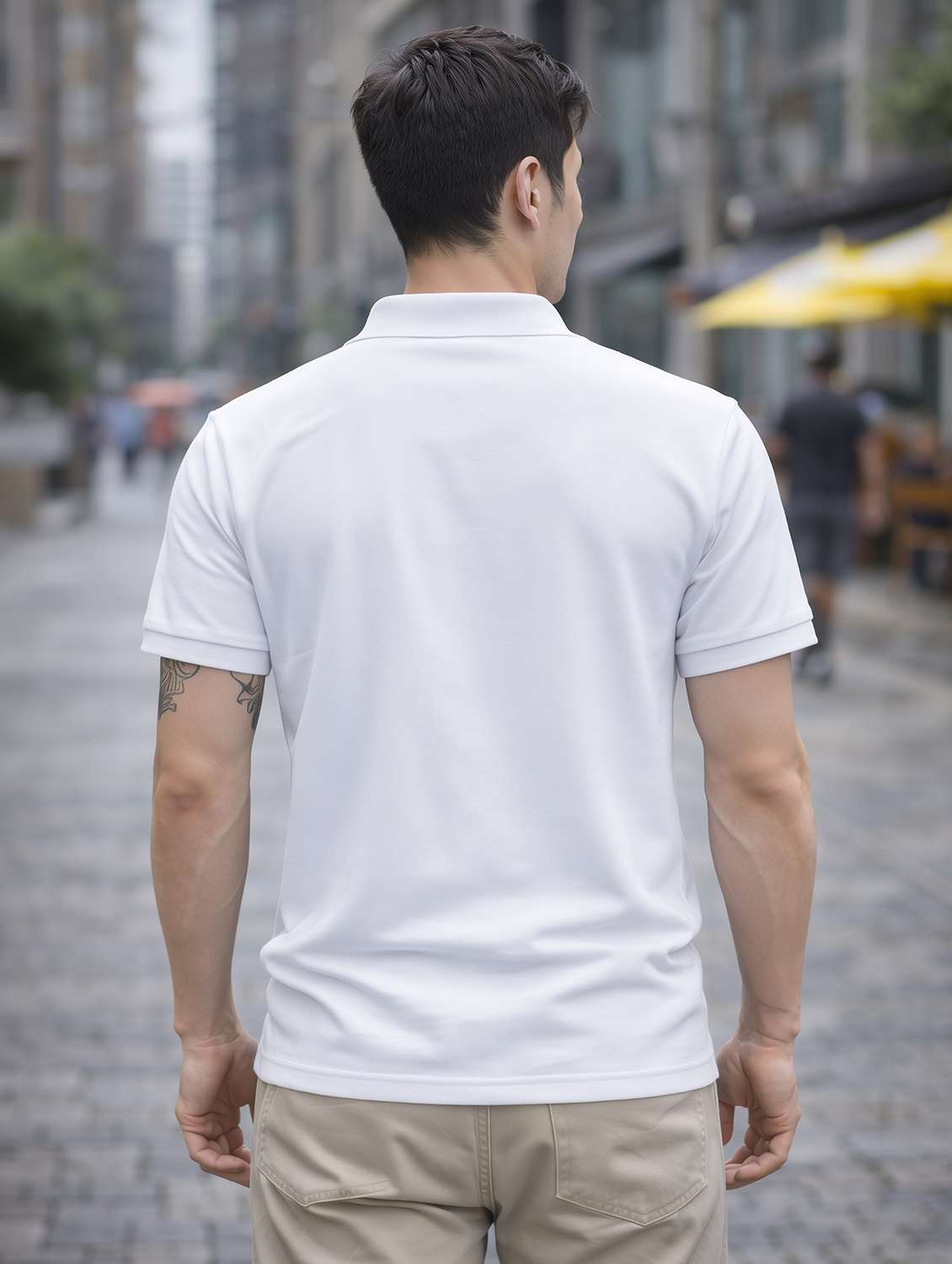 men logo print short sleeve regular fit polo t-shirt - 22505894 -  Standard Image - 2