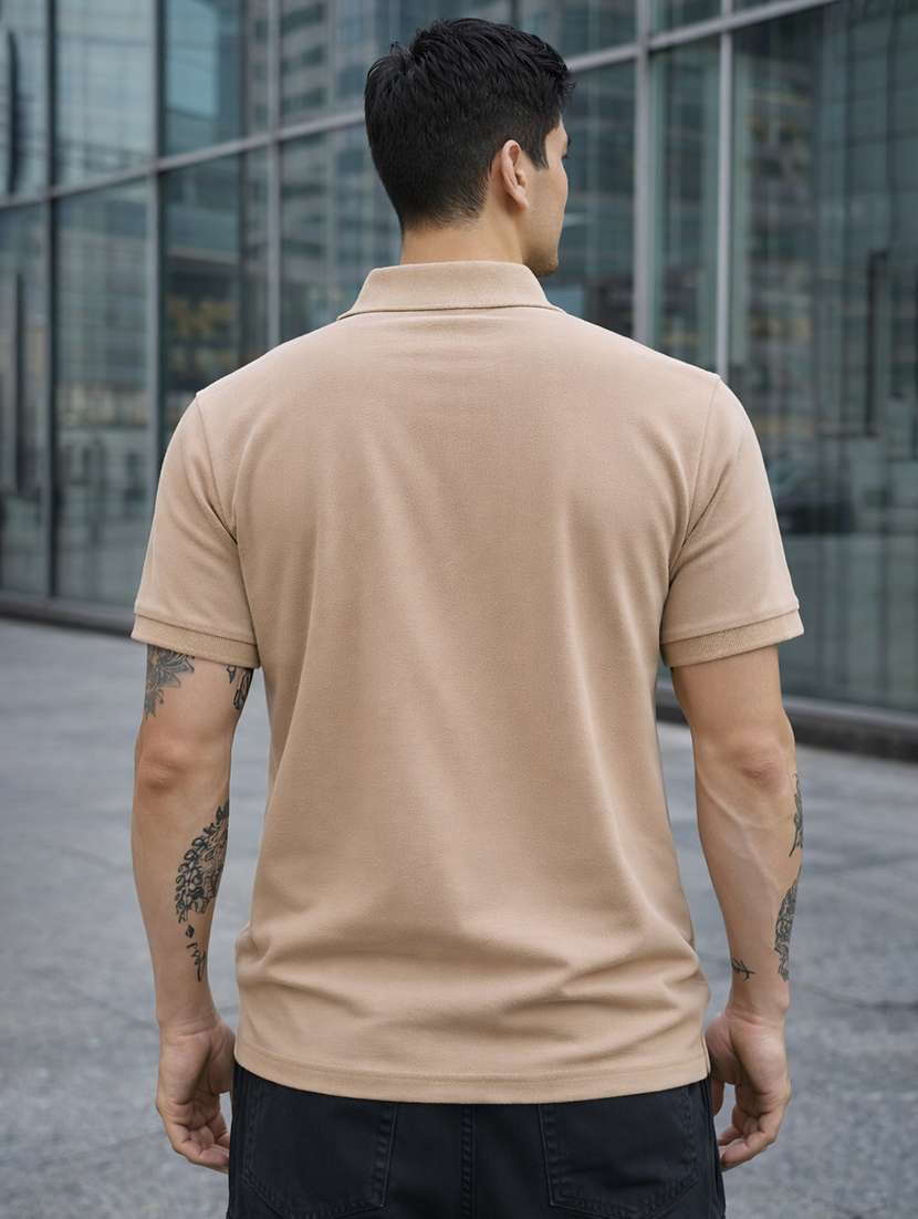 men logo print short sleeve regular fit polo t-shirt - 22505898 -  Standard Image - 2