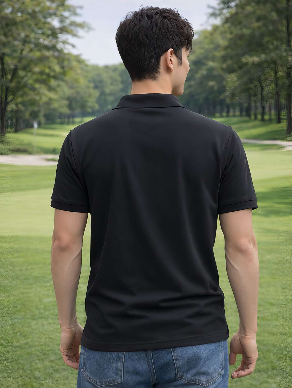 men logo print short sleeve regular fit polo t-shirt - 22505899 -  Standard Image - 2