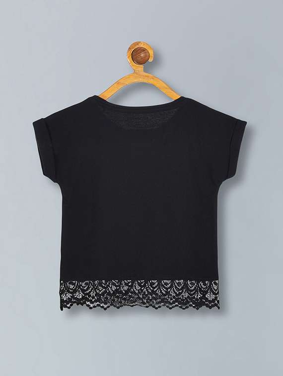 girls printed round neck top and pant twin set - 22505906 -  Standard Image - 2