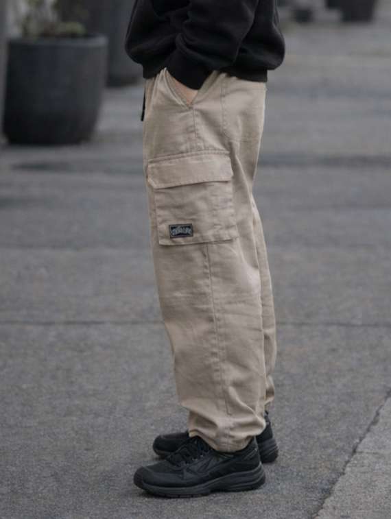 boys solid mid rise cargo pant - 22505987 -  Standard Image - 2