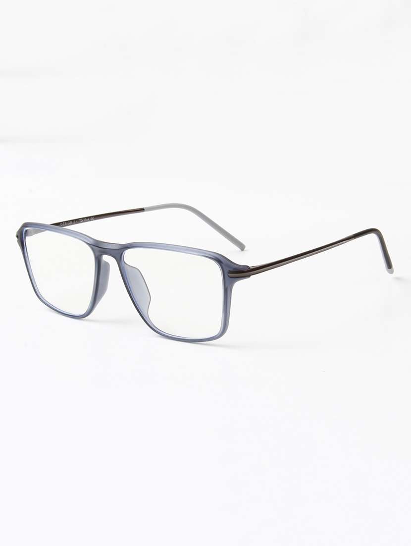 ted smith unisex rectangle blue full rim frames - 22507668 -  Standard Image - 2