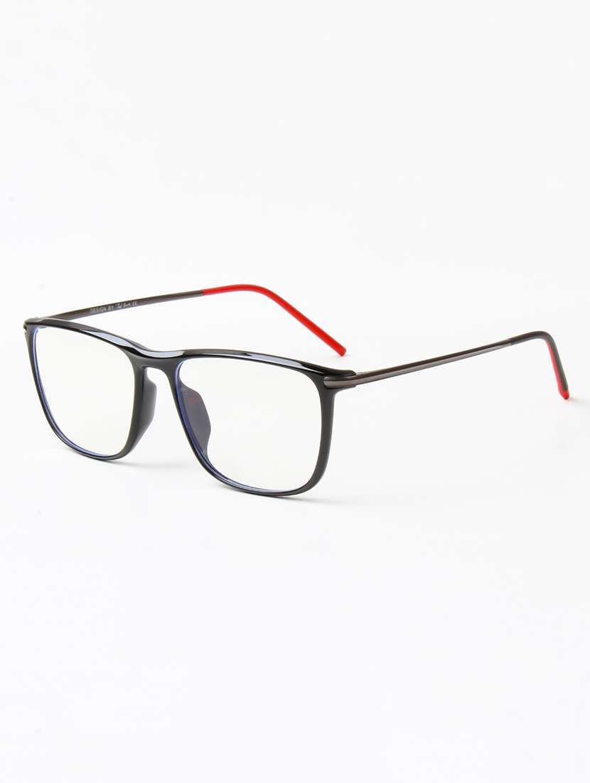 Ted Smith Unisex Wayfarer Black Full Rim Frames - 22507675 -  Standard Image - 2