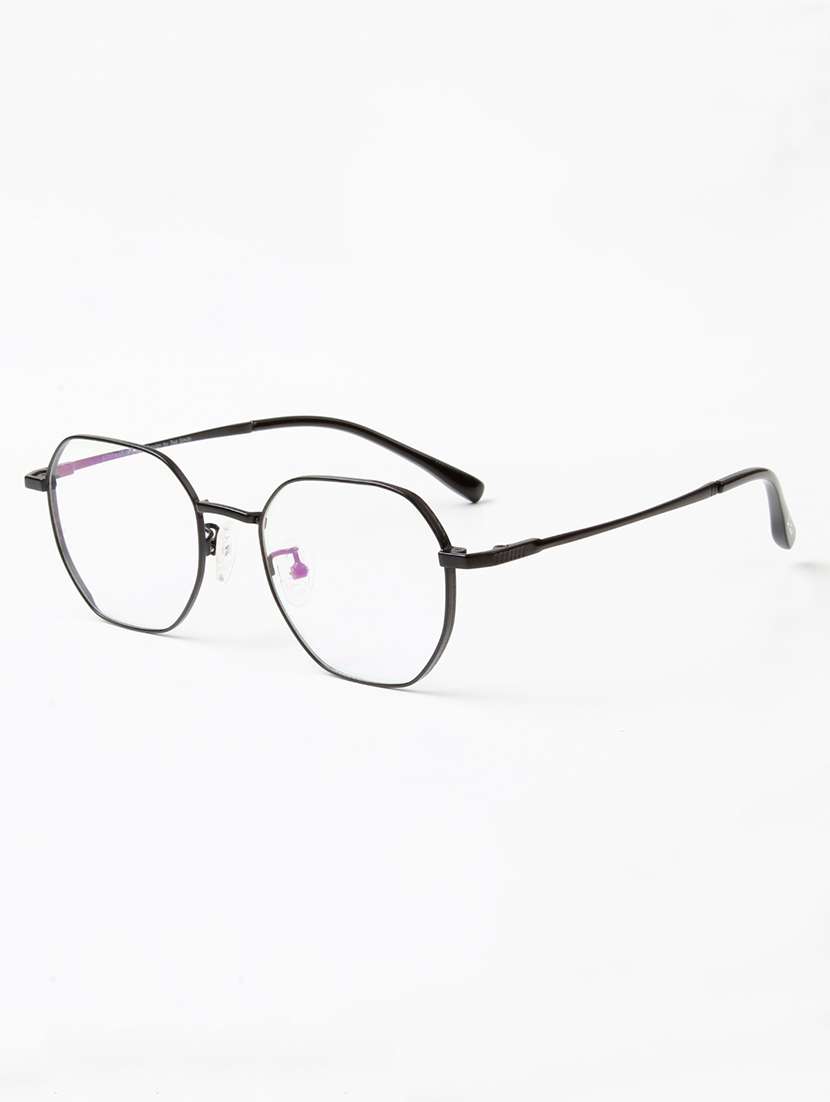 ted smith unisex titanium octagon black full rim frames - 22507690 -  Standard Image - 2