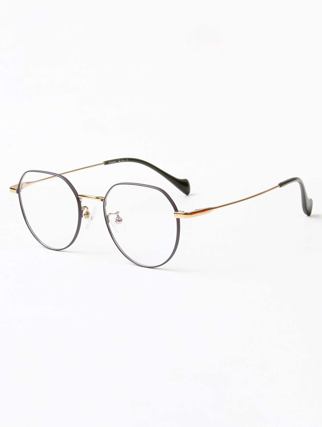 ted smith unisex titanium round black-gold full rim frames - 22507706 -  Standard Image - 2