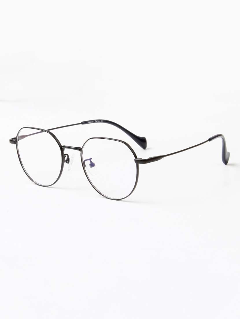 ted smith unisex titanium round black full rim frames - 22507708 -  Standard Image - 2