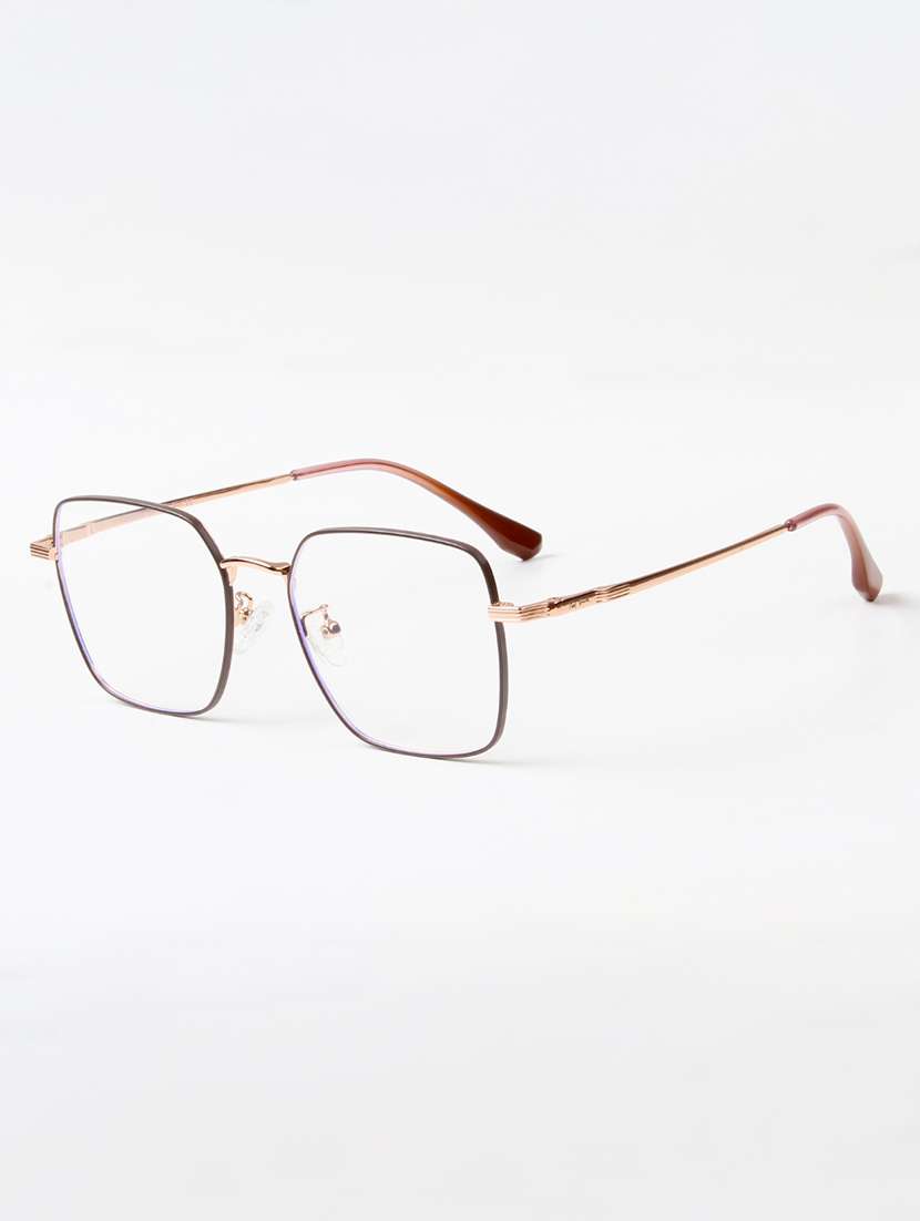 ted smith unisex metal square brown-gold full rim frames - 22507710 -  Standard Image - 2