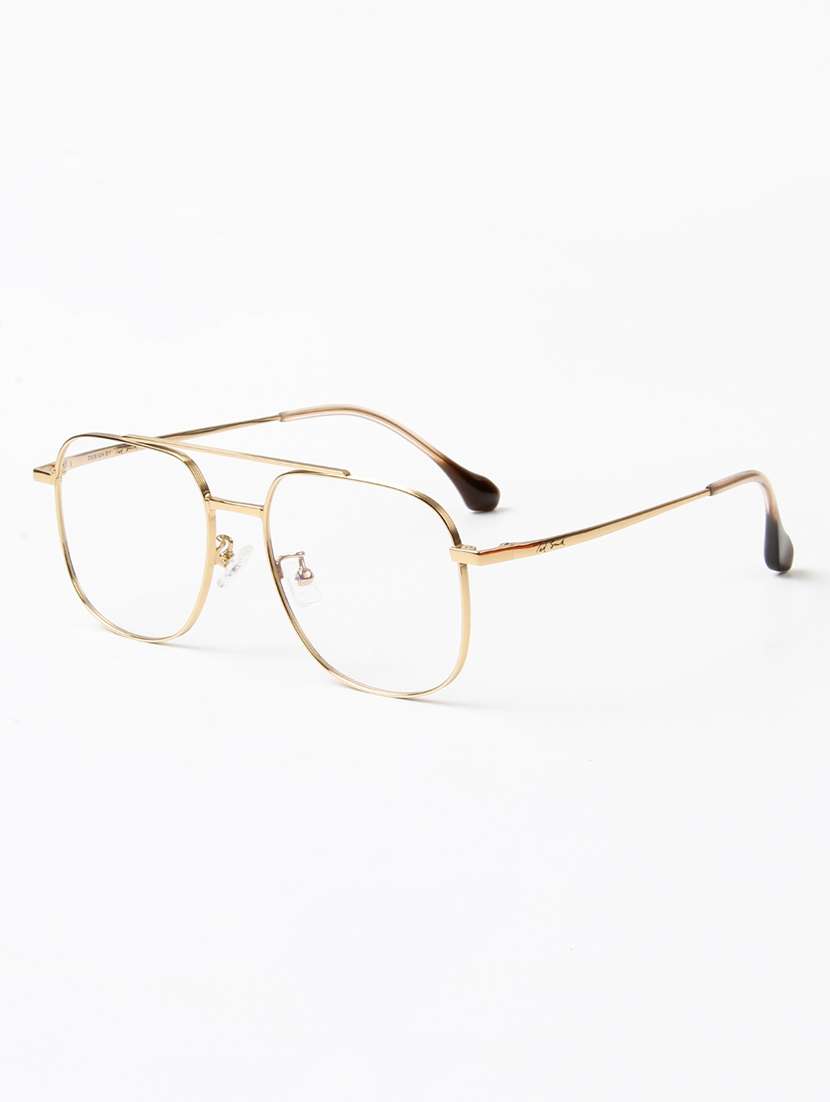 ted smith unisex titanium aviator gold full rim frames - 22507711 -  Standard Image - 2