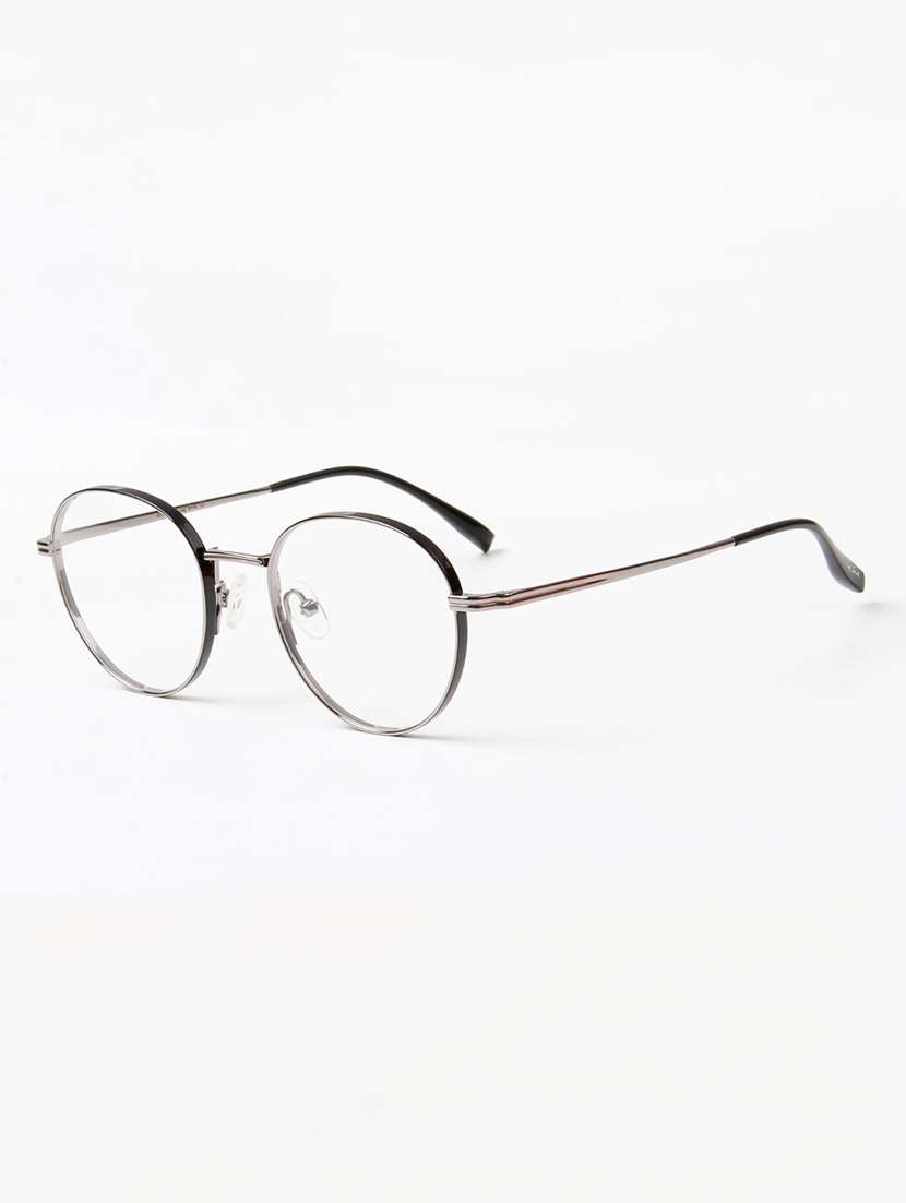 ted smith unisex titanium oval silver full rim frames - 22507725 -  Standard Image - 2