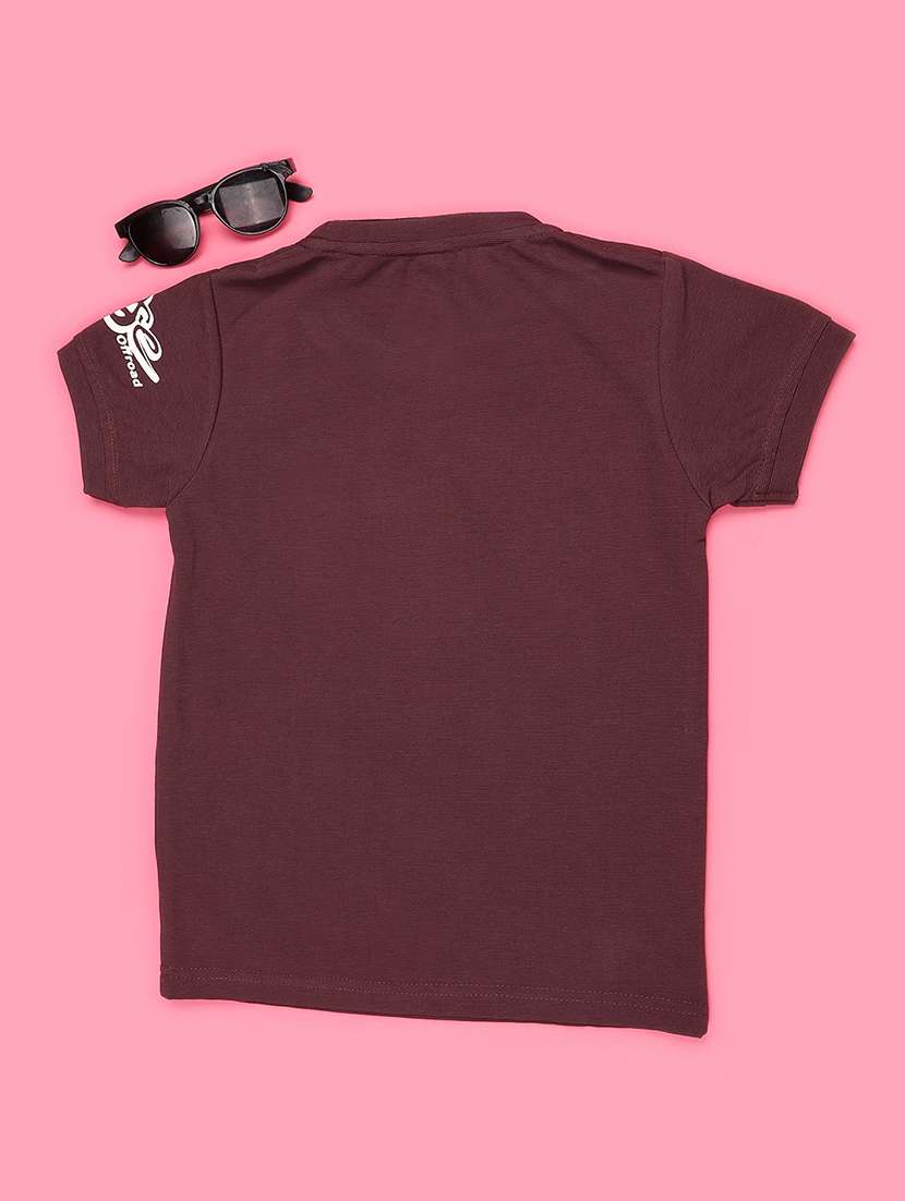 Boys Printed Short Sleeves Regular Fit T-shirt - 22507997 -  Standard Image - 2