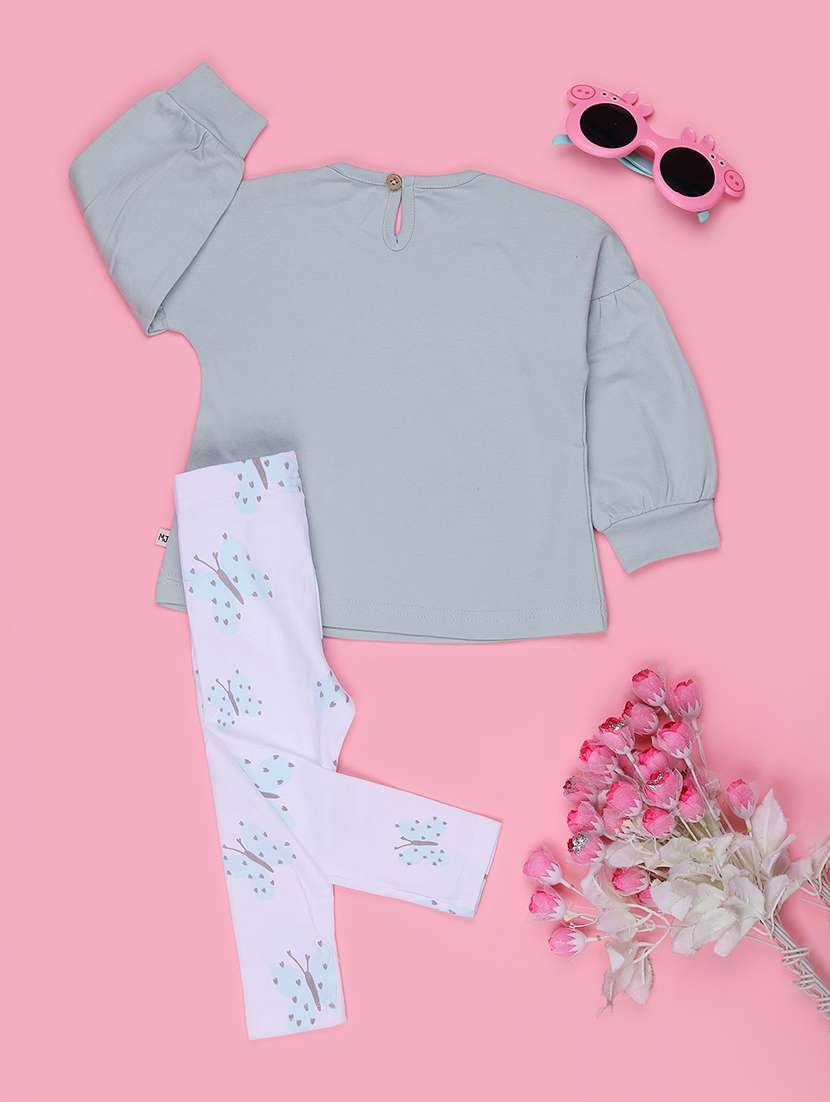 kids printed round neck full length set - 22508086 -  Standard Image - 2