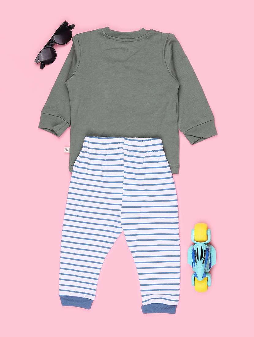 kids printed round neck full length set - 22508087 -  Standard Image - 2