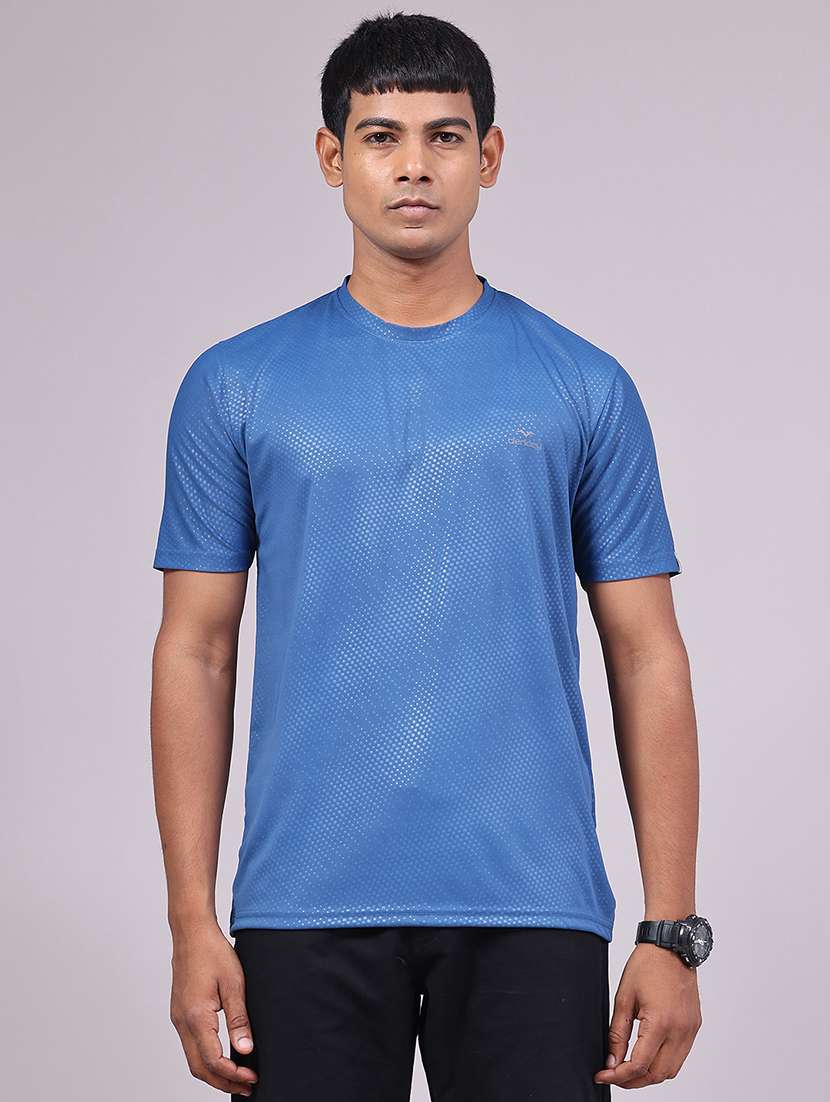 men textured short sleeve slim fit t-shirt - 22508402 -  Standard Image - 2