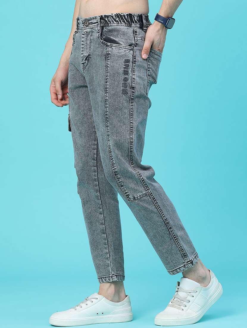 men solid mid rise regular fit cargo  - 22508620 -  Standard Image - 2