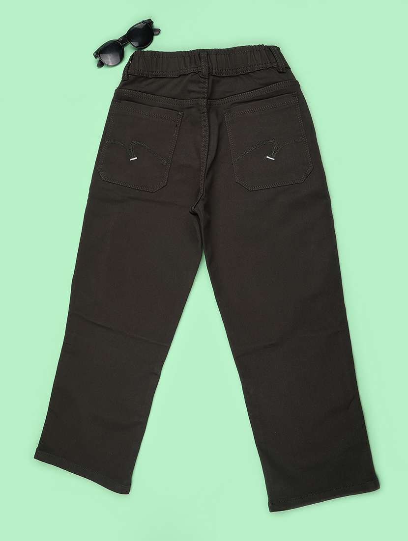 boys solid mid rise slim fit chinos - 22508720 -  Standard Image - 2