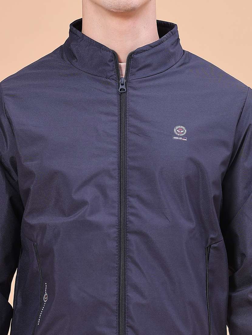 Men Solid Long Sleeve Lightweight Bomber Jacket - 22509048 -  Standard Image - 2
