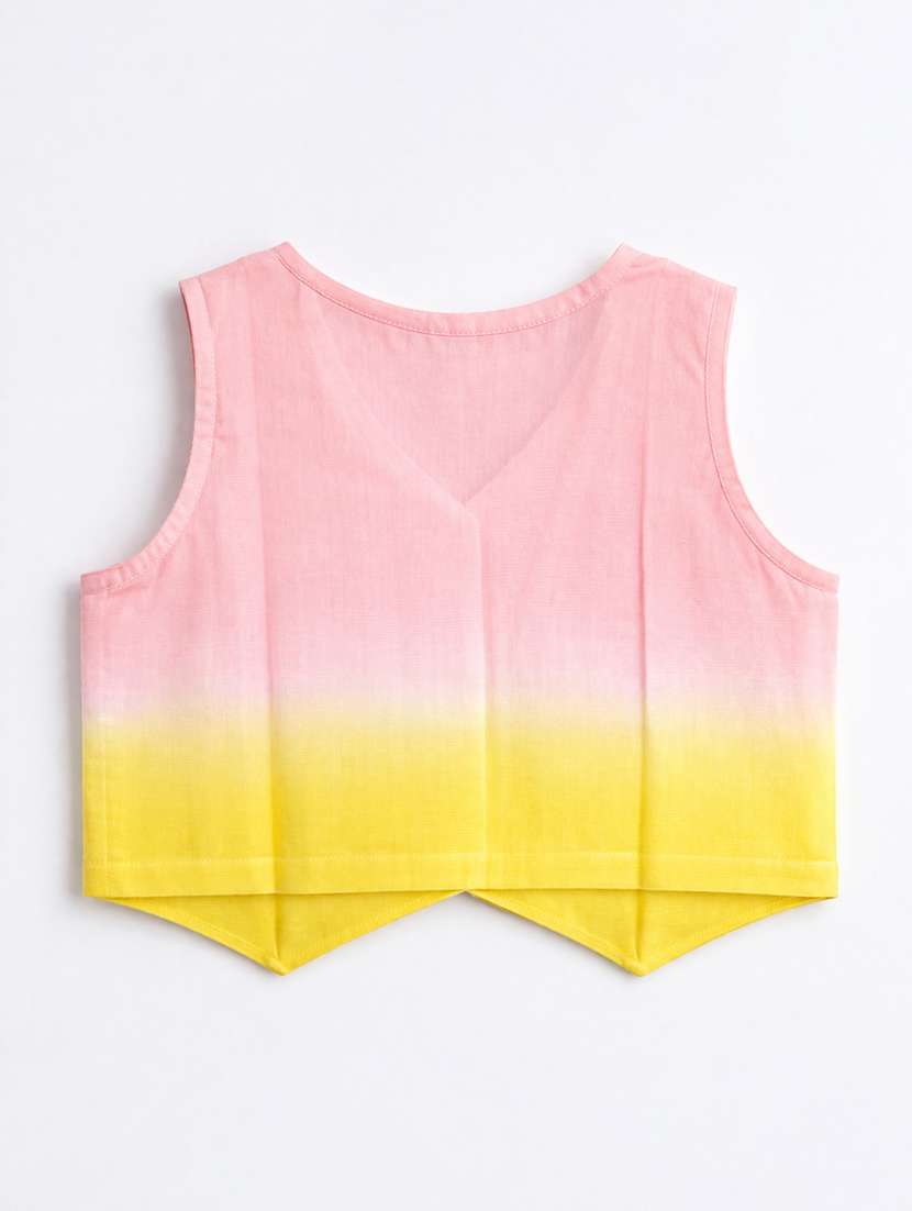 girls ombre sleeveless top and palazzo co-ord set - 22511177 -  Standard Image - 2