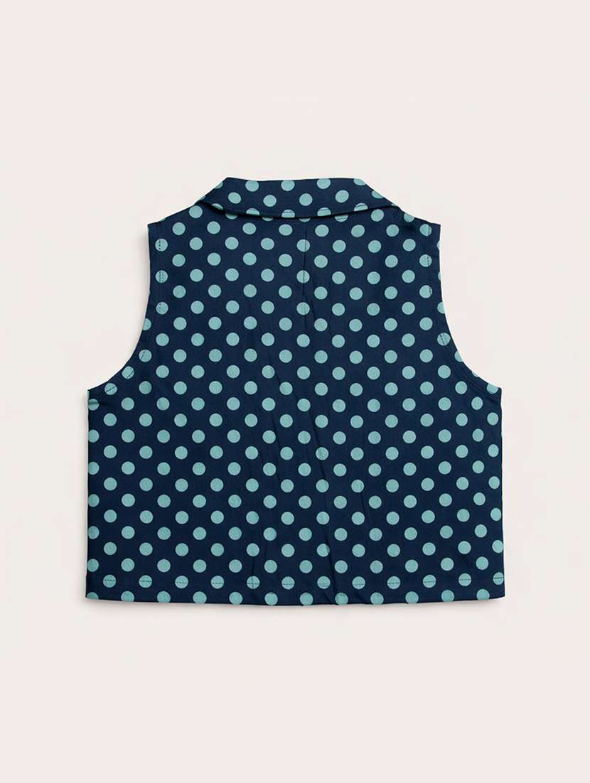 girls printed sleeveless top and skirt co-ord set - 22511237 -  Standard Image - 2