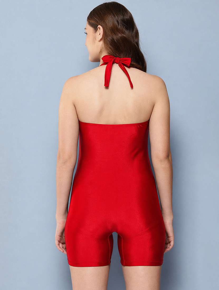 girls solid sleeveless swimsuit - 22511944 -  Standard Image - 2