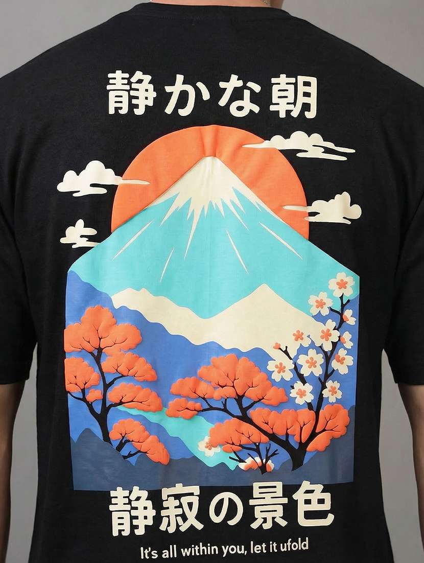 men printed short sleeve loose fit t-shirt - 22512420 -  Standard Image - 2