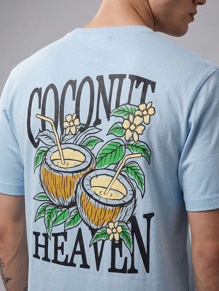 men printed short sleeve regular fit t-shirt - 22512427 -  Standard Image - 2