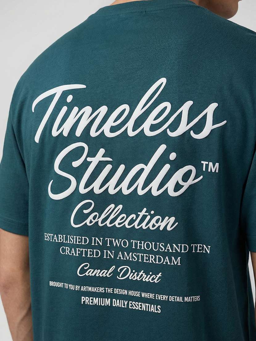 men printed short sleeve loose fit t-shirt - 22512430 -  Standard Image - 2