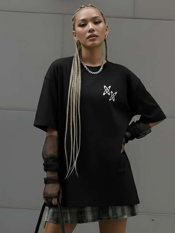 coffee brown cotton oversized tshirt - 22512538 -  Standard Image - 2