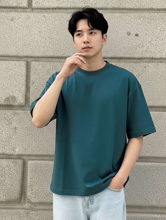 men printed short sleeve oversized t-shirt - 22512564 -  Standard Image - 2