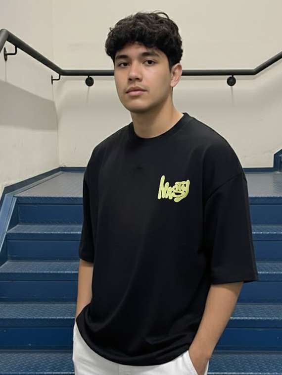 men printed short sleeve oversized t-shirt - 22512571 -  Standard Image - 2