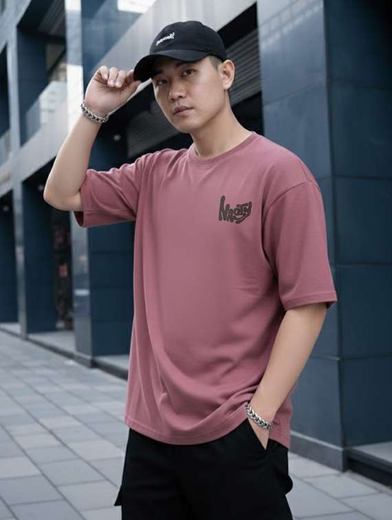 men printed short sleeve oversized t-shirt - 22512572 -  Standard Image - 2