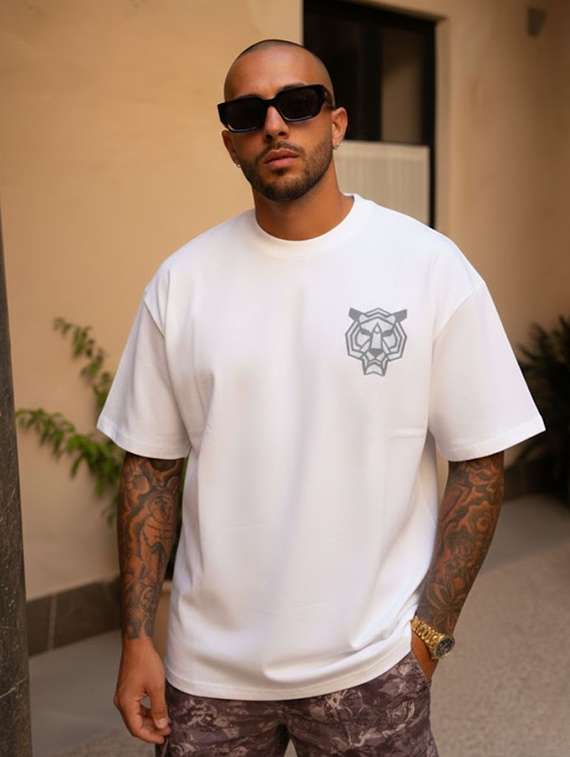 men printed short sleeve oversized t-shirt - 22512573 -  Standard Image - 2