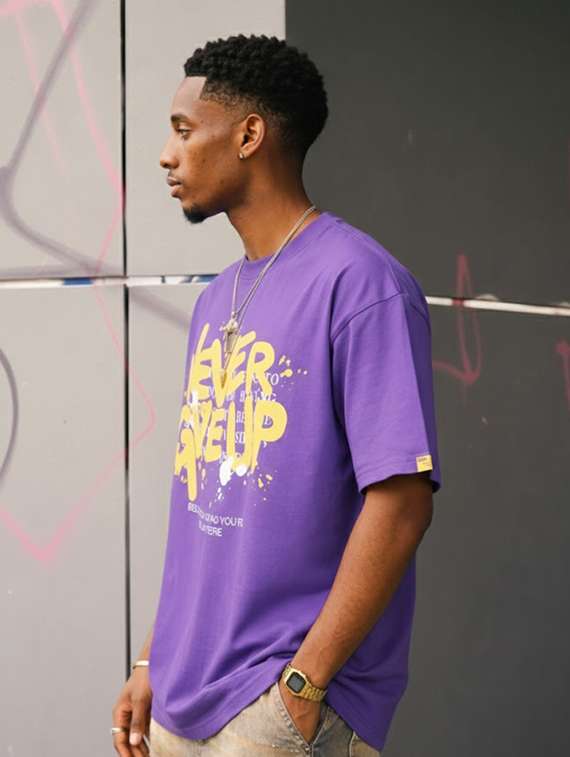 men printed short sleeve oversized t-shirt - 22512575 -  Standard Image - 2