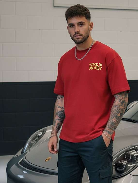 men printed short sleeve oversized t-shirt - 22512596 -  Standard Image - 2