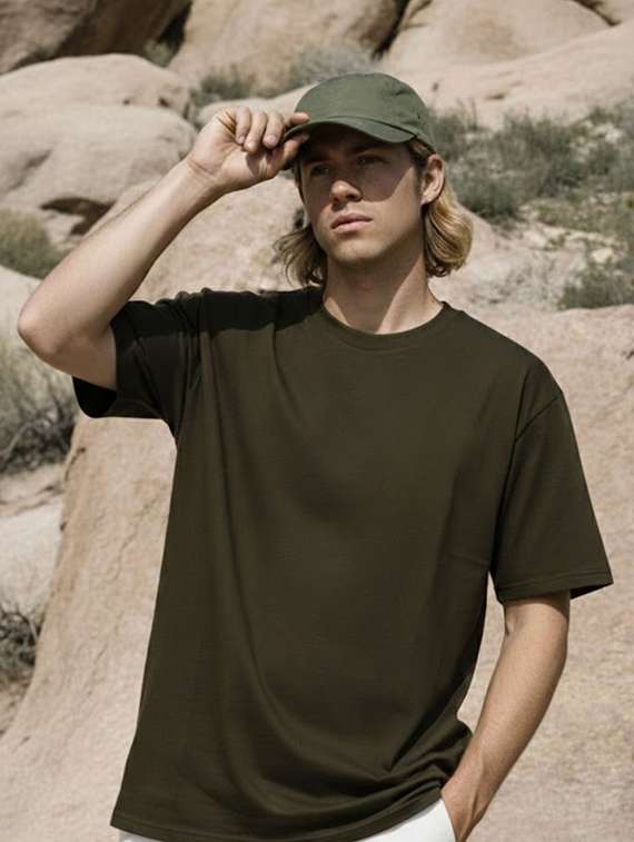 men printed short sleeve oversized t-shirt - 22512603 -  Standard Image - 2