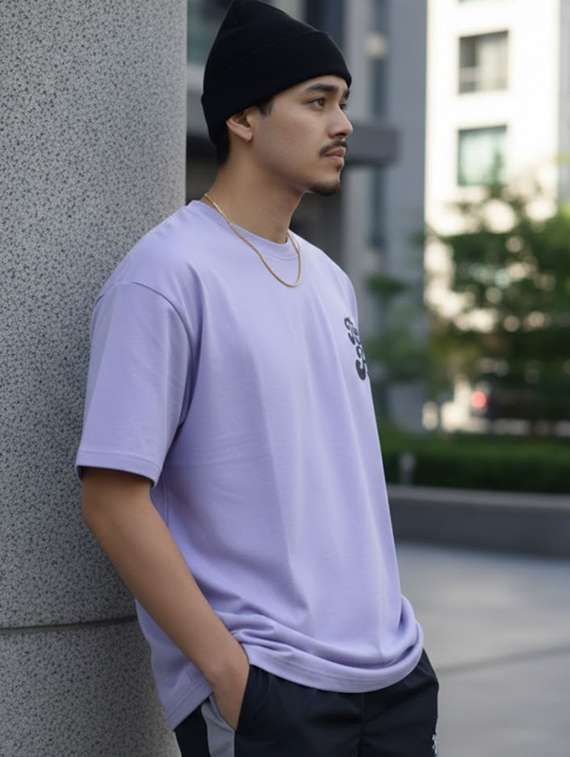 Unisex Printed Short Sleeve Loose Fit T-shirt - 22512642 -  Standard Image - 2