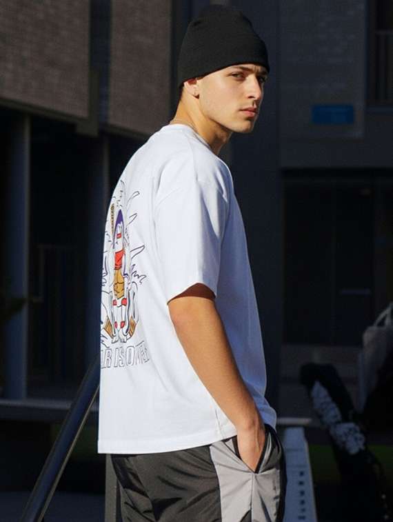 unisex printed short sleeve loose fit t-shirt - 22512648 -  Standard Image - 2
