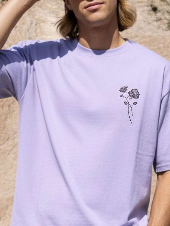 unisex printed short sleeve loose fit t-shirt - 22512664 -  Standard Image - 2