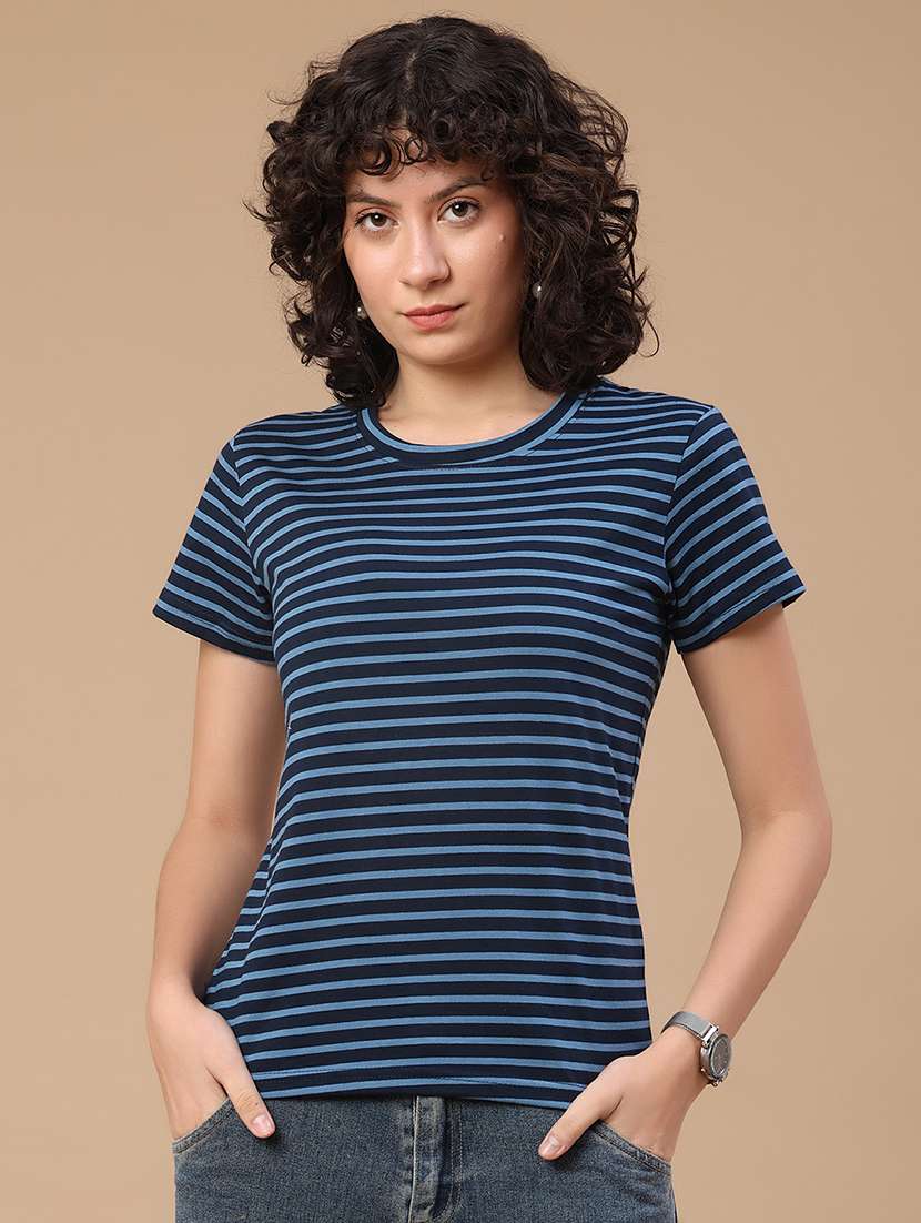 women printed round neck short sleeves t-shirt - 22512718 -  Standard Image - 2