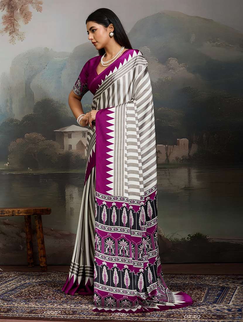 women printed casual wear saree - 22513505 -  Standard Image - 2
