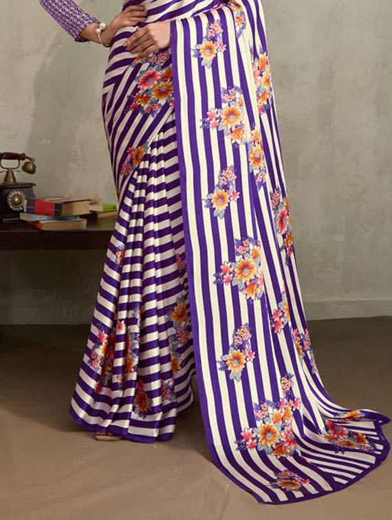 women printed casual wear saree - 22513506 -  Standard Image - 2