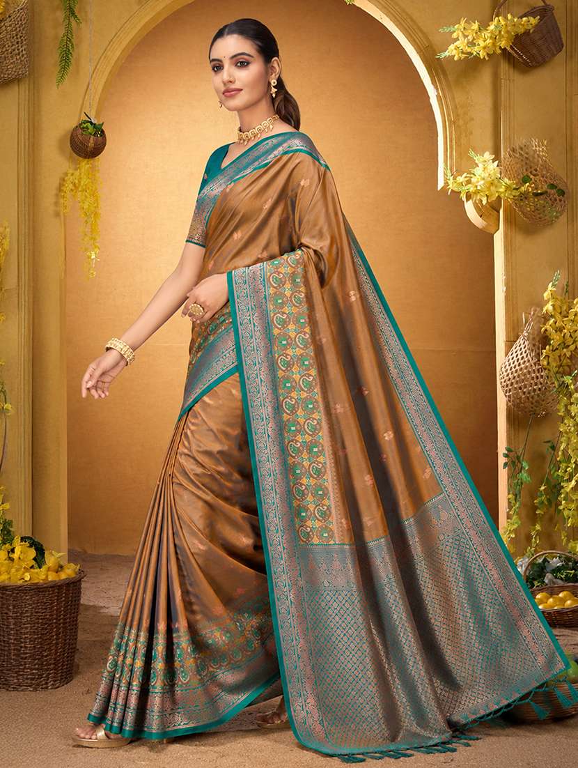women self design banarasi saree with blouse - 22514984 -  Standard Image - 2